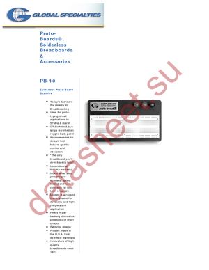 PB-10 datasheet  